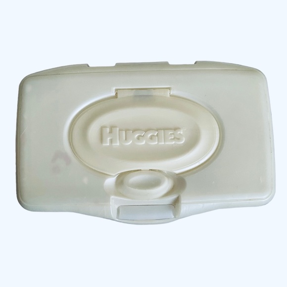 Empty Huggies Baby Wipe Container Clamshell Box Storage Tub Pink Floral - Picture 4 of 13